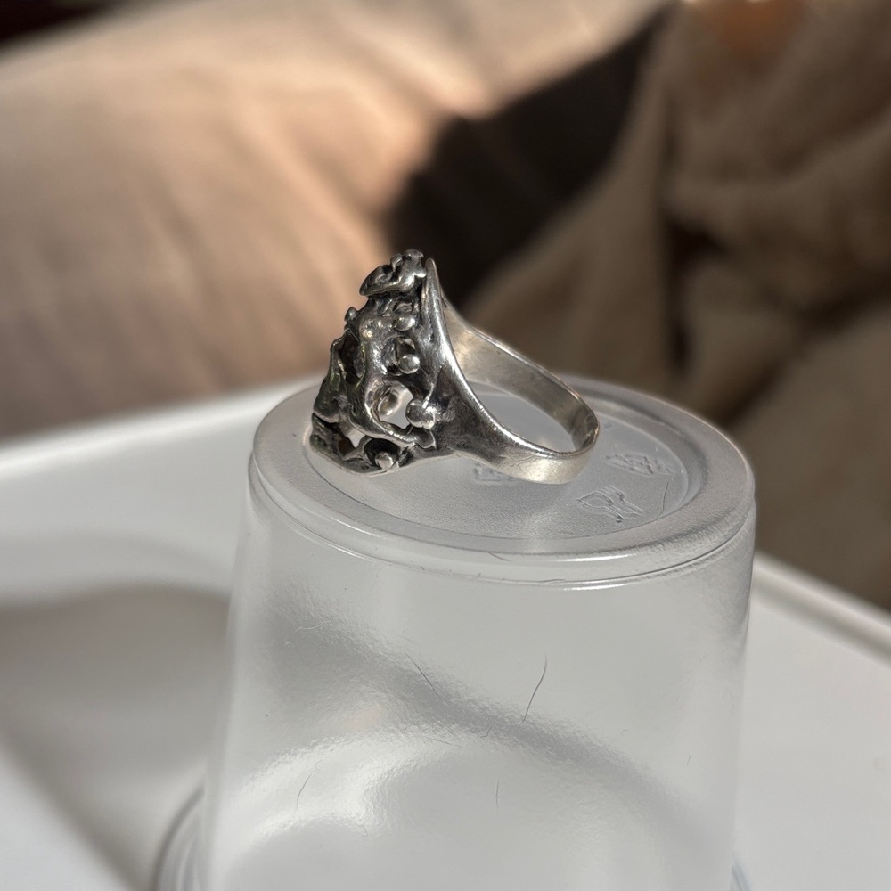 Silver Skull Ring - image 4